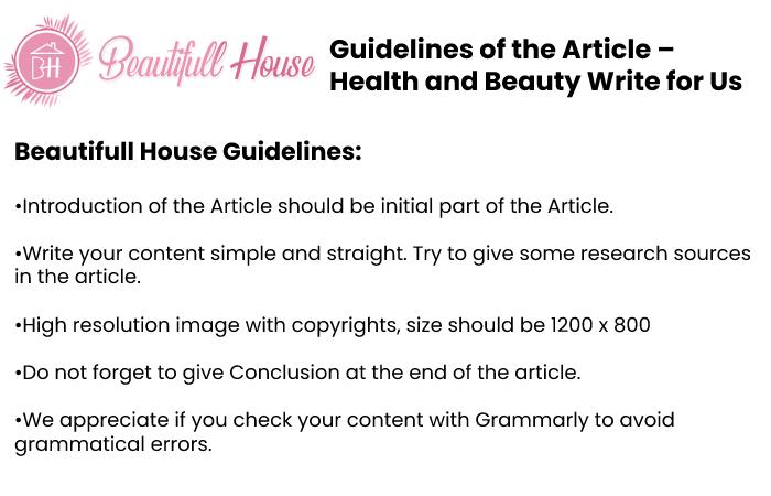 Guidelines for the article Beautifullhouse