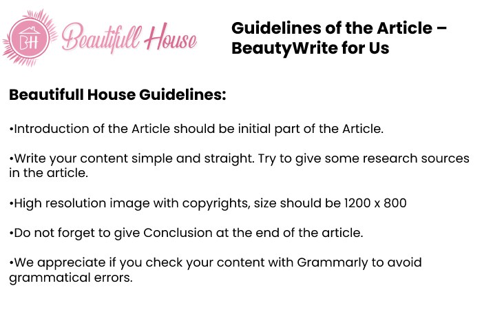 Guidelines for the article Beautifullhouse 