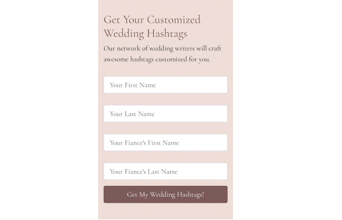 Wedding Hashtags 3