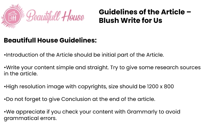 Guidelines for the article Beautifullhouse