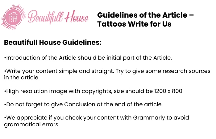 Guidelines for the article Beautifullhouse