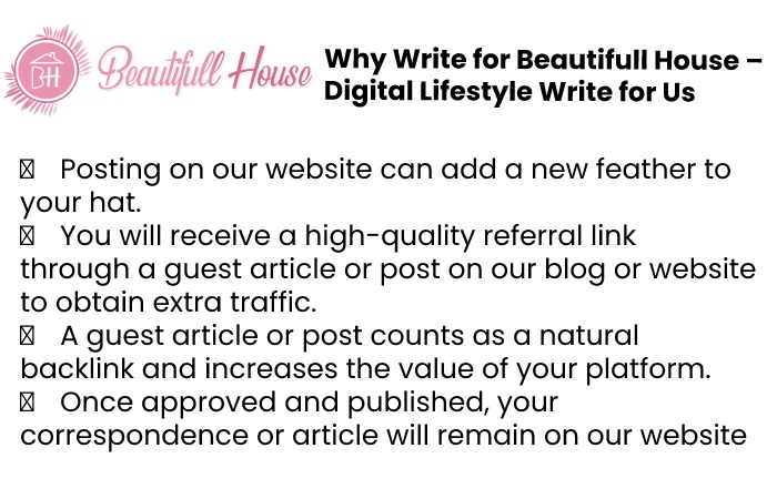 Why write for us Beautifull House