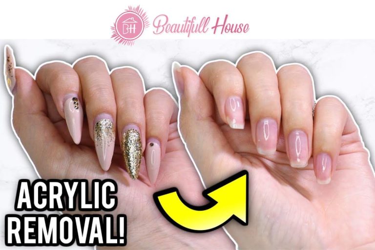 How to Take Off Acrylic Nails?